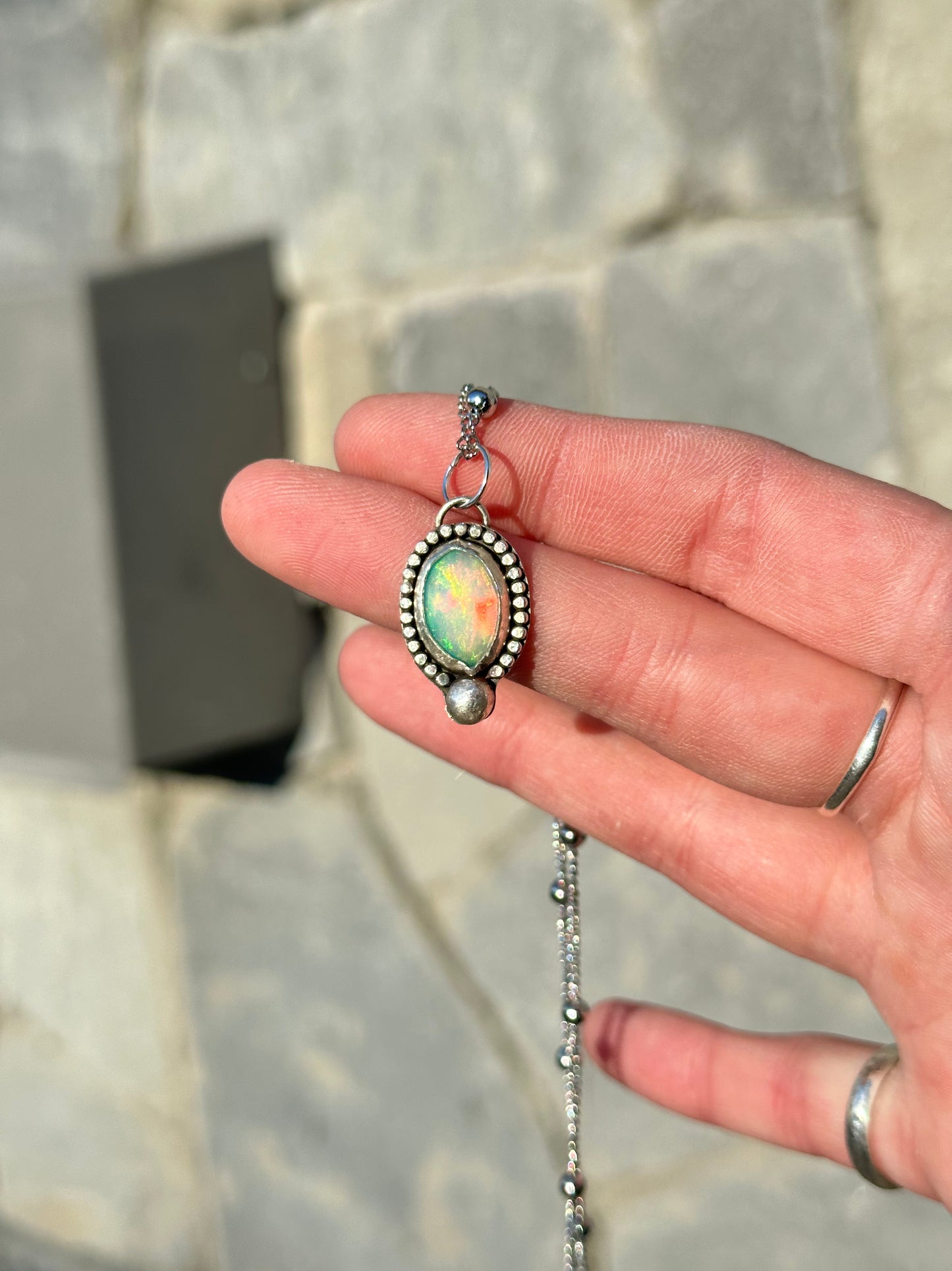 Ethiopian Opal Mini Amulet