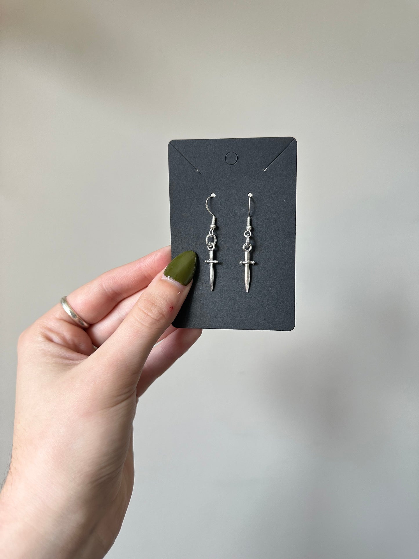 Simple Dagger Earrings