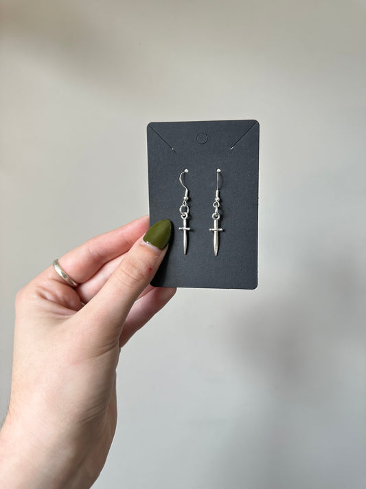 Simple Dagger Earrings