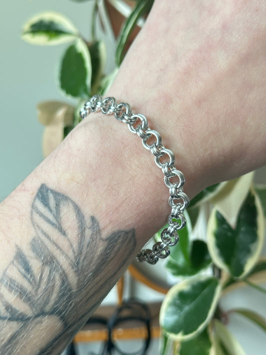 Simple Cable Chain Bracelet