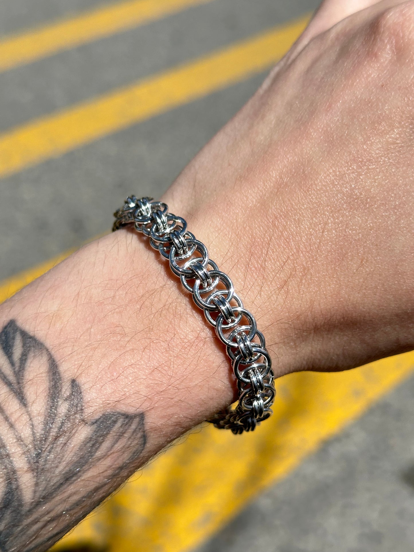 Helm chain bracelet