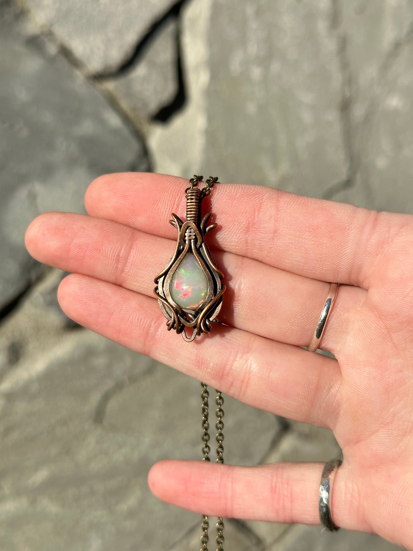 Mini Opal Amulet