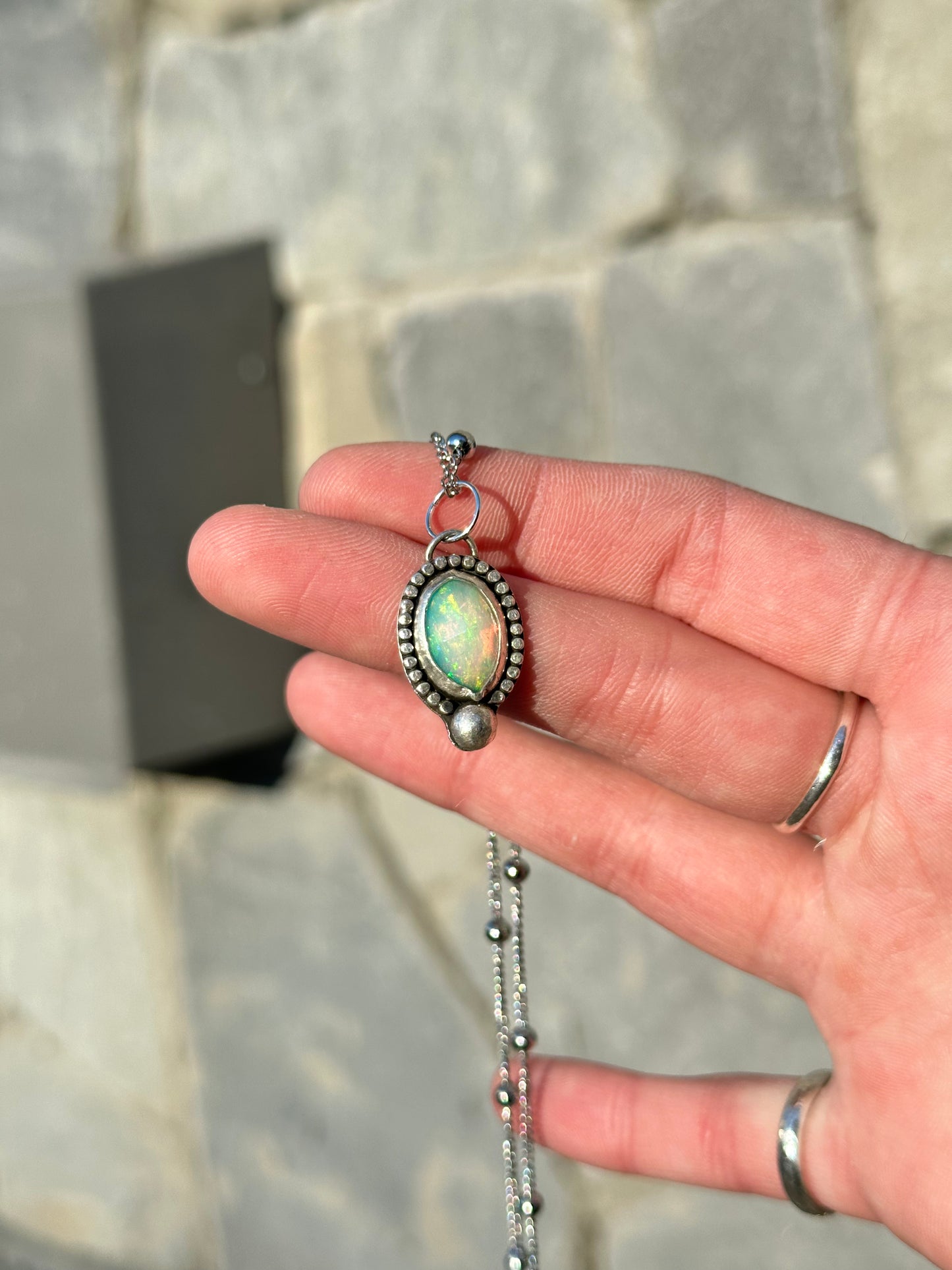 Ethiopian Opal Mini Amulet