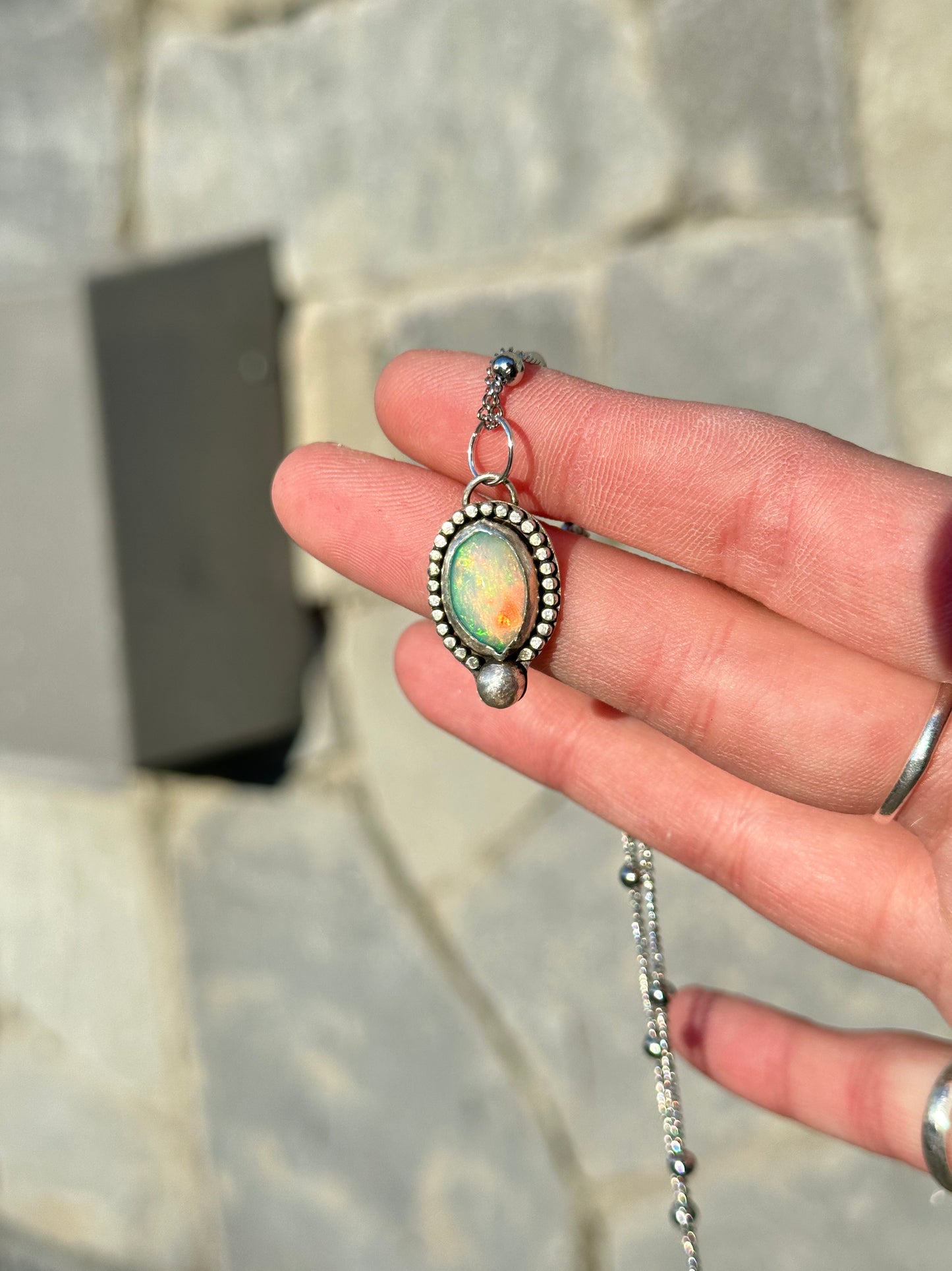 Ethiopian Opal Mini Amulet