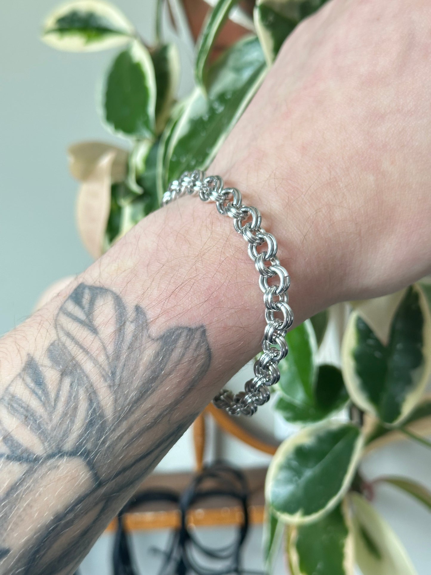 Simple Cable Chain Bracelet