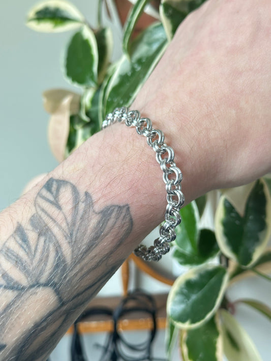 Simple Cable Chain Bracelet