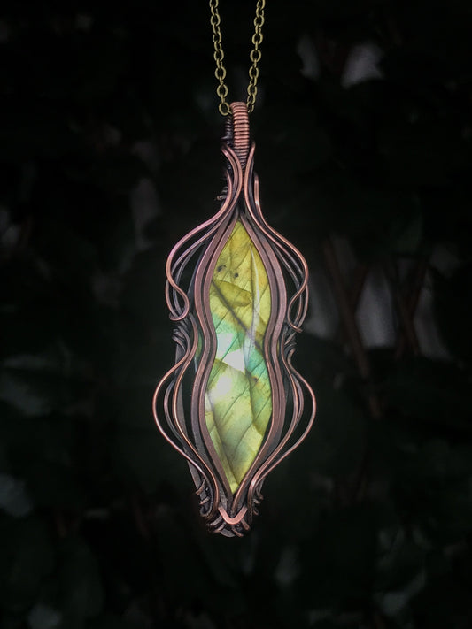 Golden Labradorite Talisman