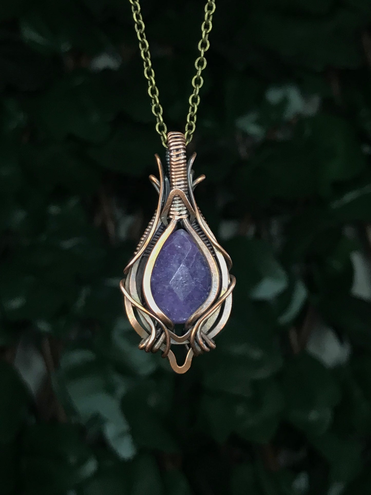 Lepidolite Amulet