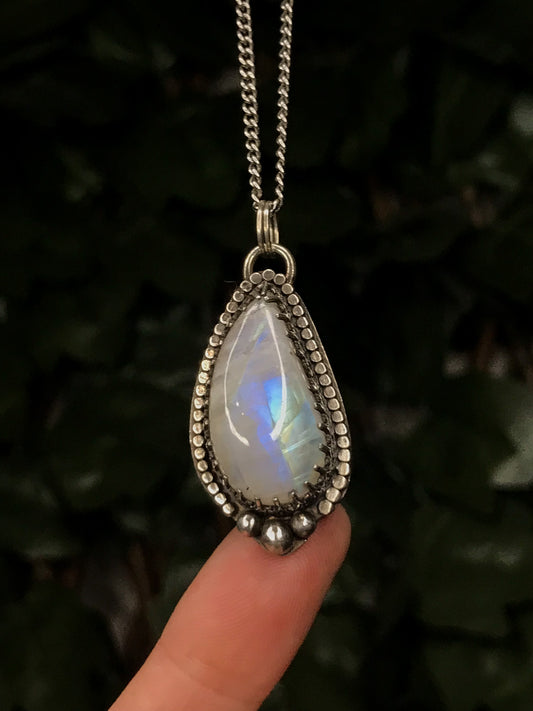 Rainbow Moonstone Talisman