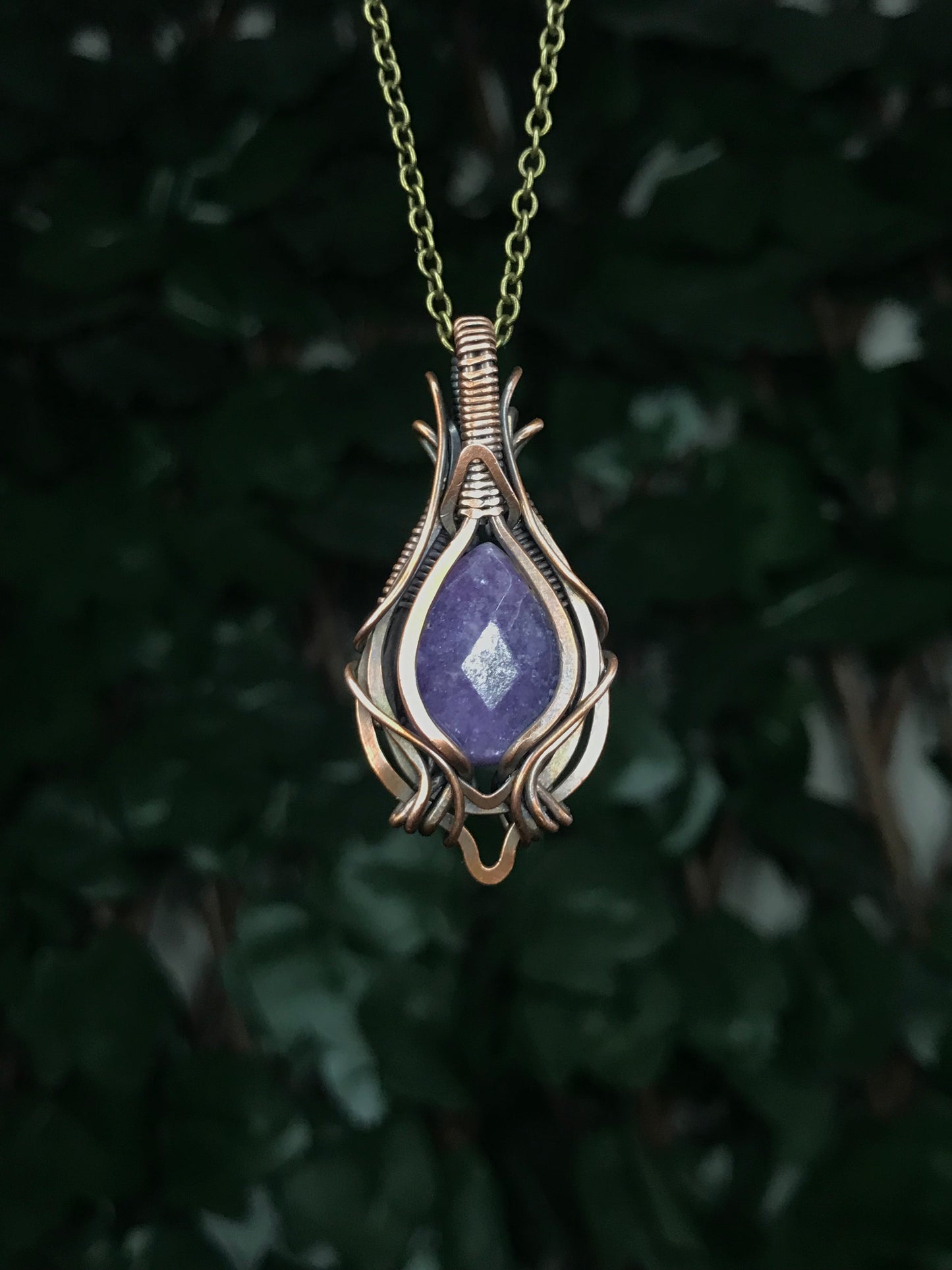 Lepidolite Amulet