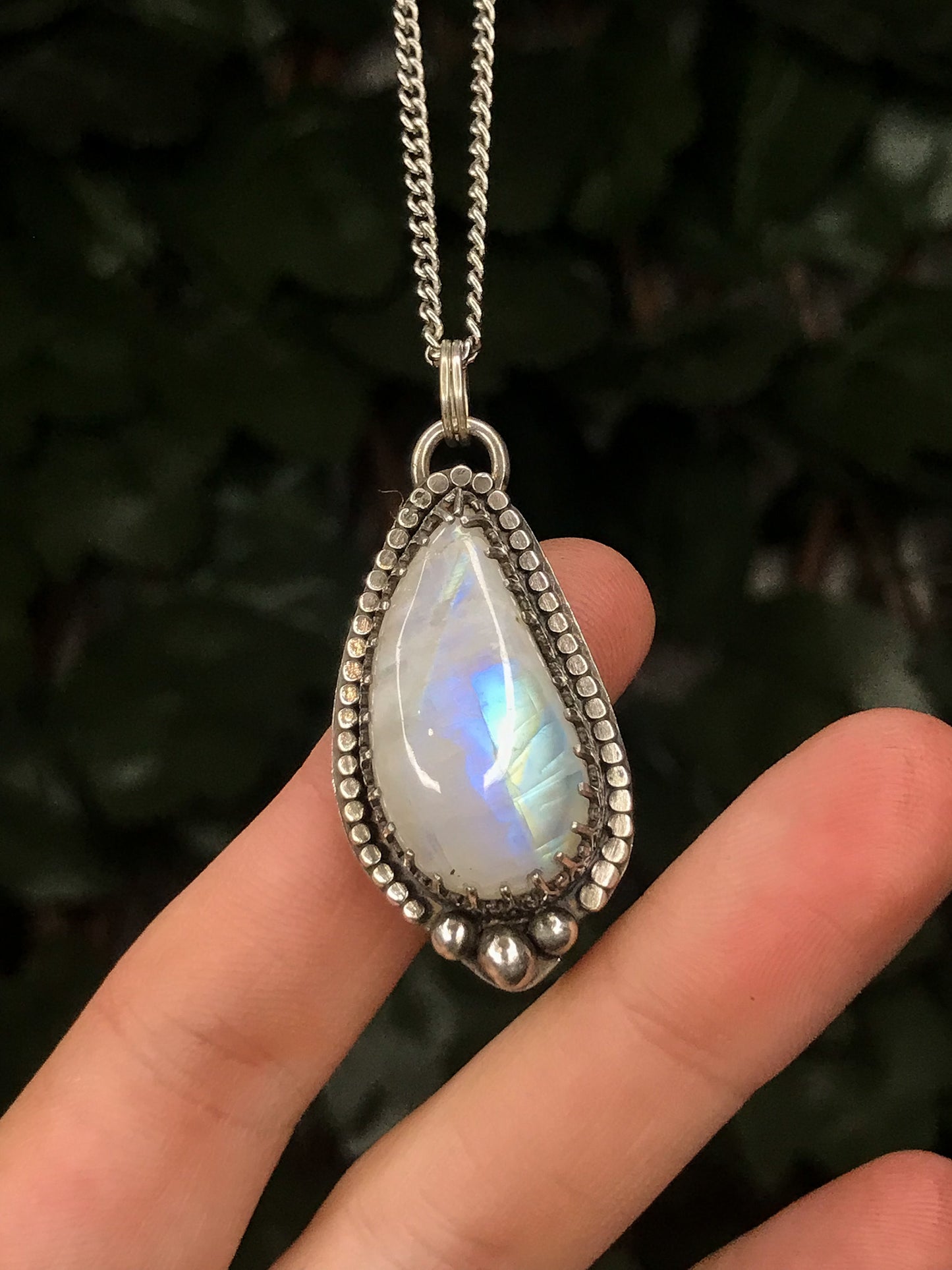 Rainbow Moonstone Talisman