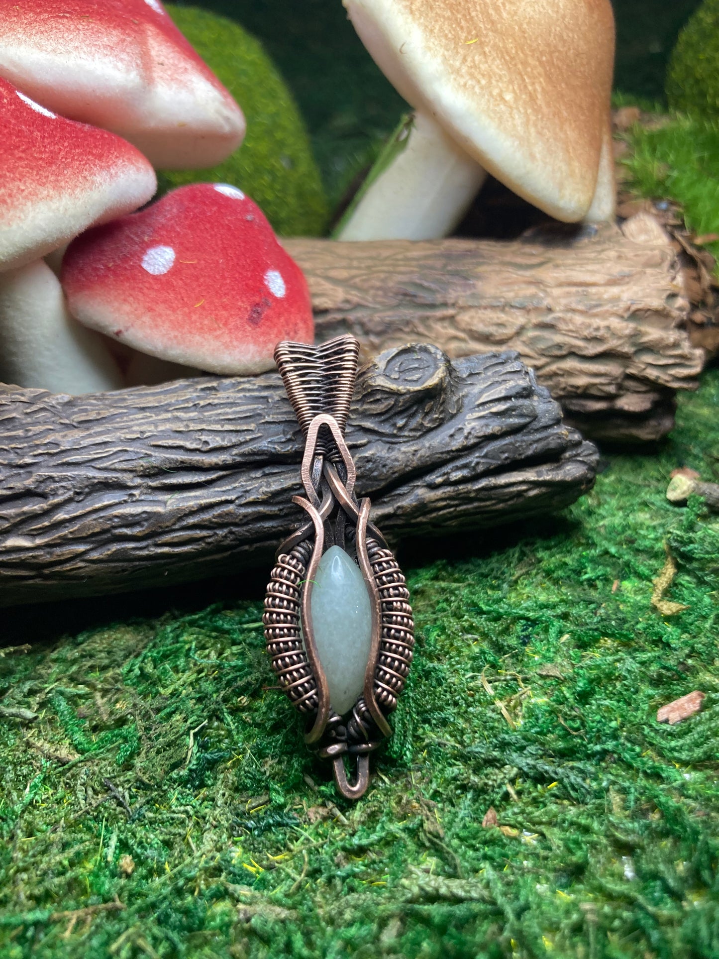 Small Green Aventurine Pendant